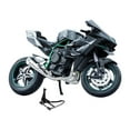 thumbnail image 1 of Modelo de motocicleta a escala 1/10 juguete de motocicleta, colección, adorno de aleación robusto realista con sonido y luz para niños regalos para Gris, 1 of 8