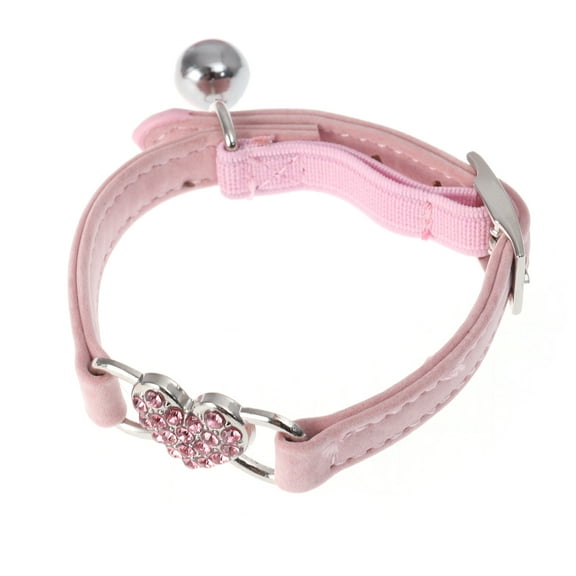 GOOHOCHY Rhinestone Pet Collar for Cats Stylish Adjustable Cat Collar with Sparkling