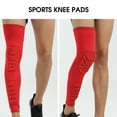 thumbnail image 6 of AURORA TRADE 1Pc Knee Sleeve High Elasticity Comfortable Fit Compression Soft Padding Cushion Anti-collision Breathable Shock Absorption Leg Brace Support for Basketball, 6 of 8