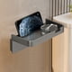 thumbnail image 4 of Estante de pared para baño para teléfonos y artículos de aseo | Montaje adhesivo sin taladrar | Organizador para ducha y lavabo, 4 of 6