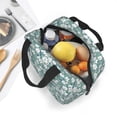 thumbnail image 4 of Lsque Floral Pattern Lunch Bag Women/Men Insulated Lunch Box,Small Leakproof Cooler Food Lunch Containers Reusable High Capacity Lunch Tote Bags, 4 of 6