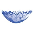 thumbnail image 2 of Vietri Onda Glass Cobalt Centerpiece, Mouthblown Glassware, 2 of 2