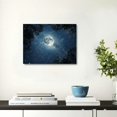 thumbnail image 5 of Fenyluxe Night Sky Stars Full Moon Canvas Wall Art Modern Prints for Home Decor 20x16in, 5 of 6