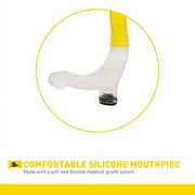 FINIS Original Swimmers Snorkel - High-Quality Center-Mount Snorkel Set for Swimming Laps & Training - Snorkel Gear with Adjustable Fit, Silicone Mouthpiece, and Purge Valve - Junior Size