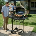 thumbnail image 6 of 2 Burner BBQ Propane Gas Grill, 24000 BTU Stainless Steel Barbecue Grill with Side Burner, Enameled Grates & Side Tables for Outdoor Cooking, 6 of 10
