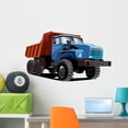 thumbnail image 1 of Blue and Red Dump Wall Decal Sticker, Wallmonkeys Peel & Stick Vinyl Graphic (36 in W x 35 in H), 1 of 4