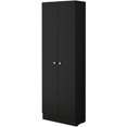 thumbnail image 1 of RST Brands Lindon MDF Veneer Pantry Storage Cabinet in Black, 1 of 5