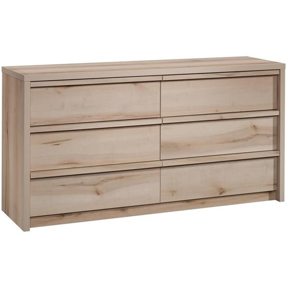 Sauder Harvey Park Engineered Wood Bedroom Dresser in Pacific Maple