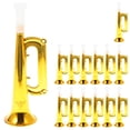 thumbnail image 1 of 14 trompetas de plástico de juguete, con sonido, ideales para animar fiestas y como material educativo., 1 of 7