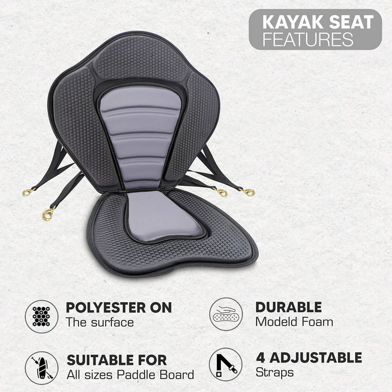 Staxx Seat Pad Titanium/Black - Jackson Kayak Store