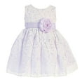 thumbnail image 1 of Girls Tulle with Floral Design Easter Spring Dress 2T, Lilac, 1 of 2