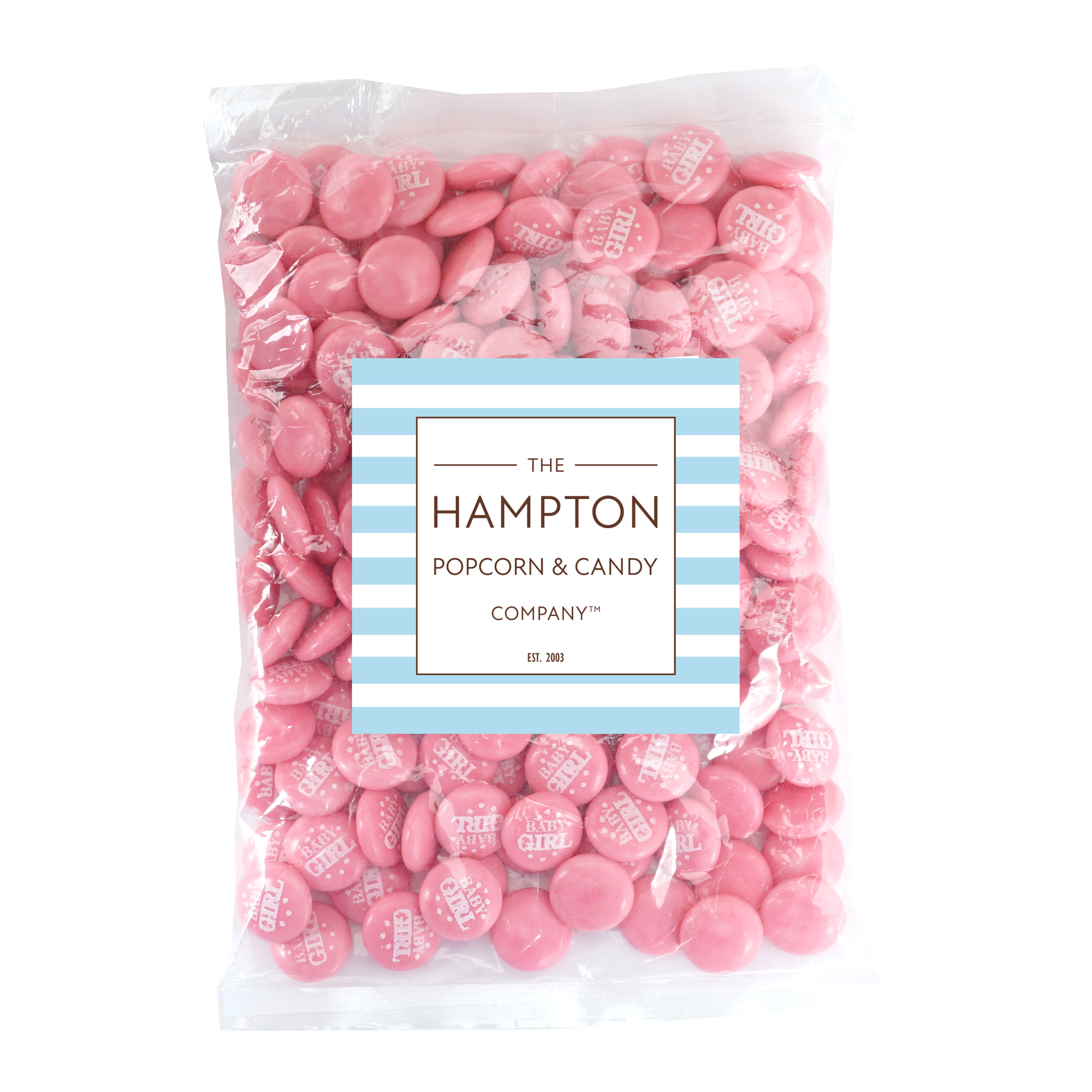 Baby Girl Pink Candy Gum Buttons, 2 Pound Bag (Approx. 180 Pieces), Pink Candy, Girl Baby Shower Candy, Baby Shower Treats, Baby Shower Candies, Baby Themed Candy, Pink Candy for Baby Shower