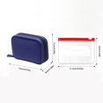 thumbnail image 3 of Liaiai Waterproof Pill Organizer with Zippered Pill Pouches For A7 Binder, Large Weekly Medicine Organizer, Color-Coded Reusable Travel Pill Storage System, 3 of 5