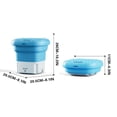 thumbnail image 3 of ¡Ofertas de Clearance!, Nueva mini lavadora plegable y deshidratadora de gran capacidad y lavadora portátil Akmoler, 3 of 8