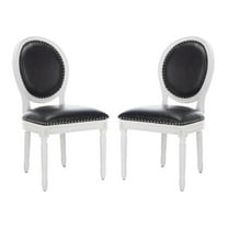 SAFAVIEH Holloway French Brasserie Oval Side Chair, Set of 2