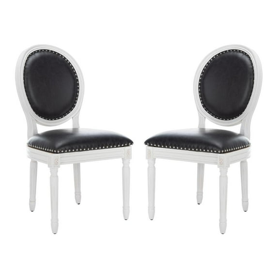 SAFAVIEH Holloway French Brasserie Oval Side Chair, Set of 2