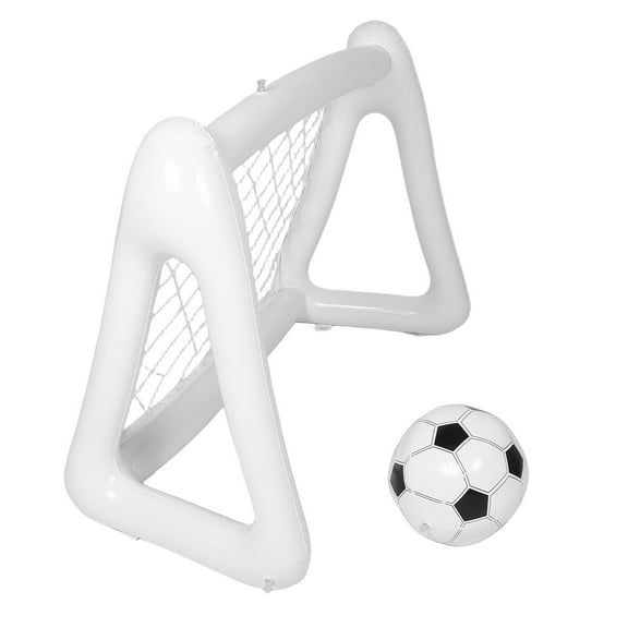ELAYARD 1Set Inflatable Soccer Goal Set with Durable PVC Net Portable Outdoor Soccer Practice Frame