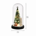 thumbnail image 3 of Glowing Christmas Story Ornament, Cosmody Record A Message Christmas Tree, Tabletop Christmas Tree with Black Base, 3 of 9