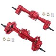 thumbnail image 2 of Vogacara RCGOFFLOW-actualización de pieza de coche de control remoto, eje trasero, mejora el eje trasero de control remoto para 1/24 FMS FCX18 Kits de construcción modelo Rojo, 2 of 5
