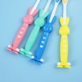 thumbnail image 3 of Paquete de 4 cepillos de dientes para niños con cerdas suaves y cerdas extrafinas para edades de 3 a 6 años, 3 of 5
