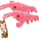 thumbnail image 1 of Accurateg Juguete para perros, juguetes interactivos para perros para el aburrimiento, juguete para perros con forma de langosta, juguetes para perros en movimiento para interiores y exteriores, jugue, 1 of 7