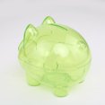 thumbnail image 4 of Transparent Plastic Money Saving Box Case Coins Piggy Bank Cartoon Pig Shaped, 4 of 7