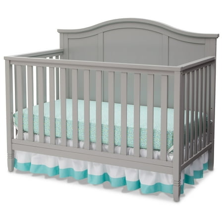 Delta Children Madrid 4 In 1 Convertible Crib Gray Walmart Com