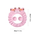 thumbnail image 3 of Uuiauoio Shower Cap Bathing Cap - Soft Adjustable Visor Hat Safe Shampoo Shower Bathing Protection Bath Cap, 3 of 4