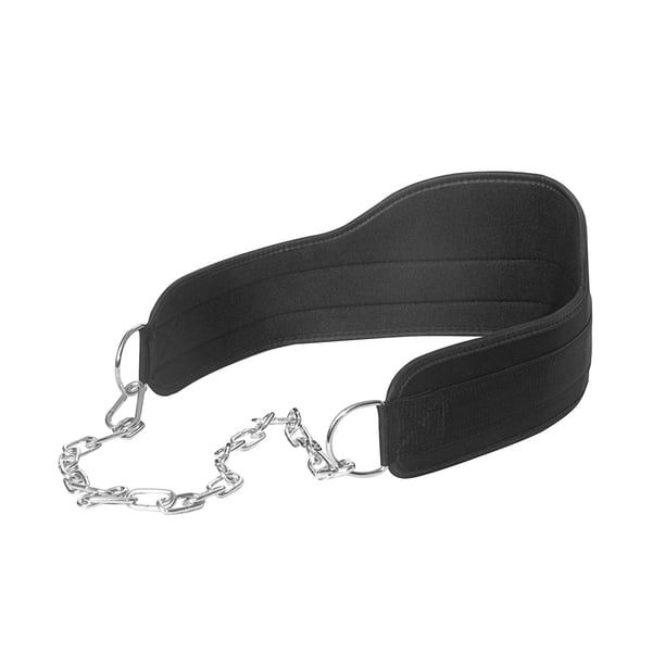Fitness Dip Belt con cadena para hombres Mujeres Dipping Belt Levantamiento de pesas Entrenamiento Gimnasio Culturismo Levantamiento