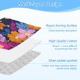 thumbnail image 4 of Ironing Mat Portable Ironing Blanket for Table Top Travel Ironing Pad for Washer Dryer 27.6" x 47.2" Vividly Colored Flowers, 4 of 6