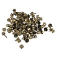 thumbnail image 2 of EeaseCA 100pcs Leather Craft Rivets DIY Purse Bag Feet Studs Bucket Type Spikes, 2 of 8