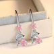 thumbnail image 3 of -Pendientes de Cristal para Mujer Pendientes de Temperamento Largo, 3 of 6