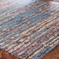 thumbnail image 3 of Abstract Geometric Shag Grey/Multi Area Rug 2' x 3' 2' x 3' Accent,Handmade Rectangle, 3 of 5