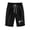 Black, variant on Ladies Shorts,2023 Summer Drawstring Elastic Waist Bermuda Shorts Casual Knee-Length Dandelion Print Shorts,Linen Shorts for Womens Pockets Five Point Trousers