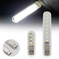 thumbnail image 2 of OUSITAID Mini Potable USB DC 5V 3 8LEDs Cabinet Closet Night Light Table Reading Lamp, 2 of 10