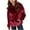 1#Wine, variant on Byoo Toddler Girls Velvet Hoodie Solid Soft Pullover Top Long Sleeve Hooded Sweatshirt