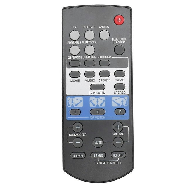 Télécommande universelle FSR80 ZG80760 pour barre de son YSP-1400 et YSP-1400BL