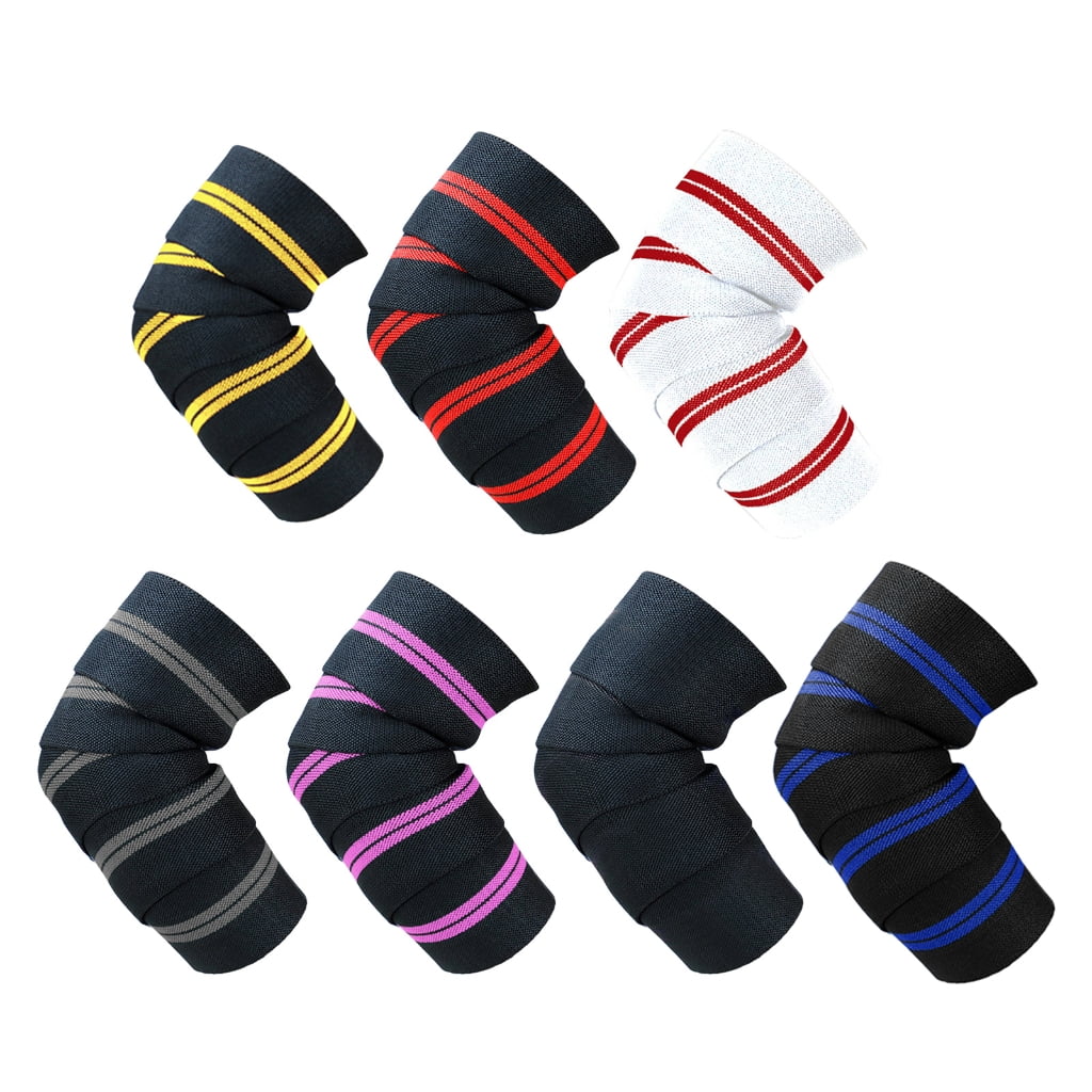 WINDLAND Elbow Sleeve, Adjustable Elbow Wraps Weightlifting Supportive Elbow Strap Brace