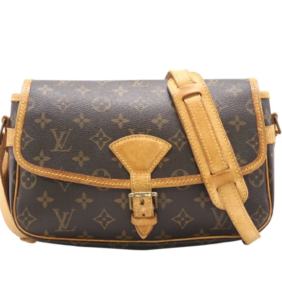 Pre-Owned LOUIS VUITTON Monogram Sologne M42250 Shoulder Bag in Brown Coated Canvas for Women