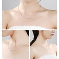 thumbnail image 4 of 100% 18K White Gold Necklace Wedding Jewelry Fine Cute Rolo Chain 18"/45cm, 4 of 6