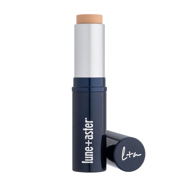 Lune+Aster Dawn to Dusk Foundation Stick - Medio/Profundo - Una base en barra en crema con ingredientes beneficiosos para usted que brinda una indetectable duradera para una tez impecable