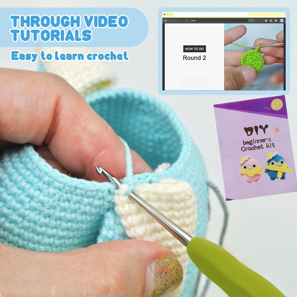 Kit Crochet Débutants Pingouin - Ensemble Complet Avec Instructions étape Par étape Et Vidéo - 3