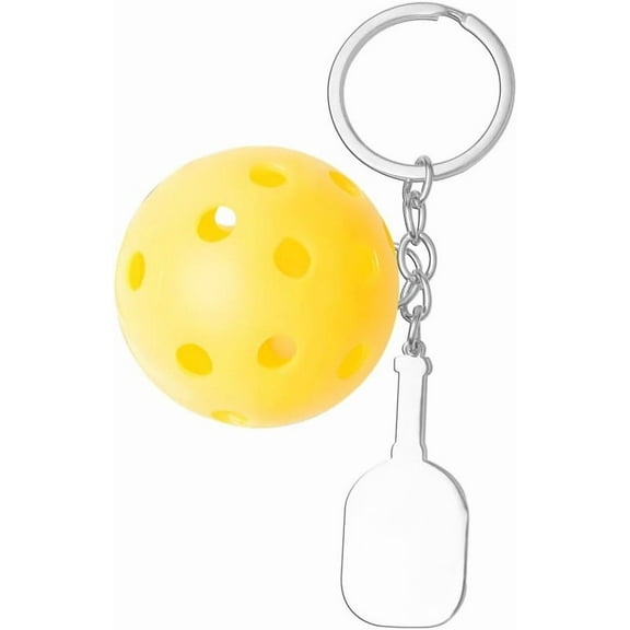 Pickleball Keychain for Backpack Sports Bag Pickleball Bag Accessories for Women Men Pickleball Team Players