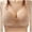 Khaki, variant on Bras For Women Side Retraction No Steel Ring Underwear Strap Type Thin Mould Cup Breathable Bra Lingerie For Women