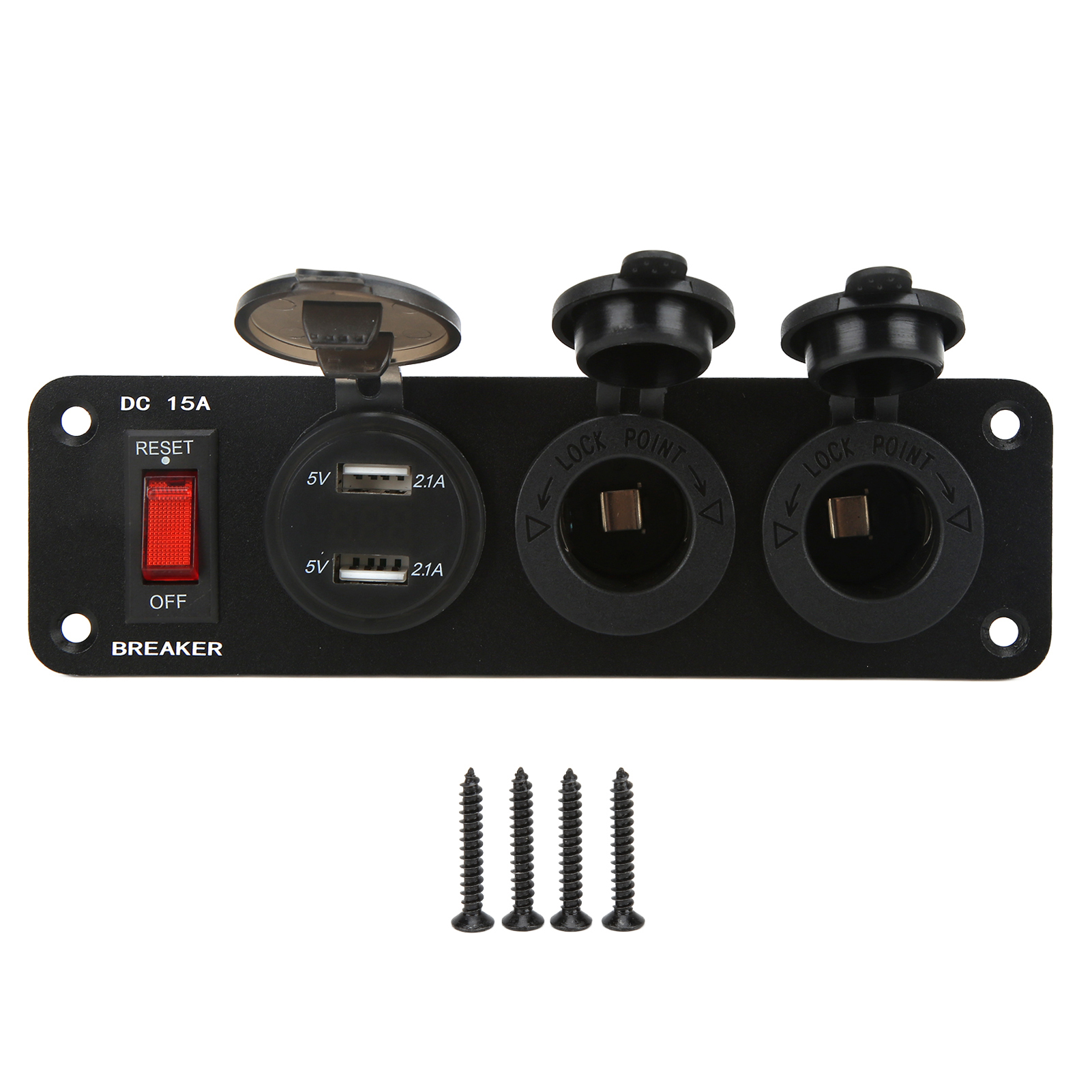 ON Off Rocker Switch, Simple Installation 12V Toggle Panel For Cars