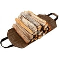 thumbnail image 5 of Bekasa Bolsa de Transporte de Leña de Lona Encerada, Bolsa de Almacenamiento para Chimenea, Bolsa de Almacenamiento de Leña Apilable para Leña de Interior y Exterior, 5 of 5