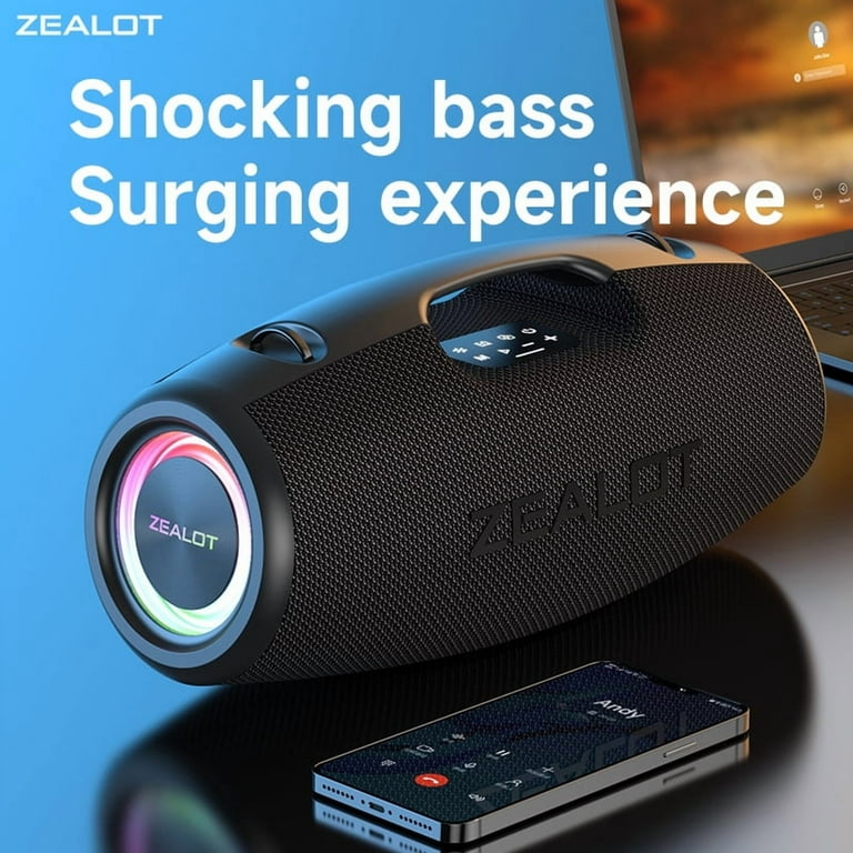 ZEALOT-S78 120W Portable Bluetooth Speaker Outdoor Party Speaker