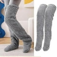 thumbnail image 4 of Snuggs Cozy Socks,Snugglepaws Sock Slippers,Snuggs Footwear,Knee High Fuzzy Socks,Knee High Slippers,Snuggs Long Socks，Fuzzy Socks for Women，Snuggs Cozy Socks Thigh High, 4 of 9