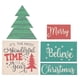 thumbnail image 5 of Letrero De Navidad Para Interiores, Letrero De Navidad Que No Se Desvanece, 5 Piezas De Madera Para Festivales ANGGREK Otros, 5 of 8