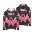 thumbnail image 6 of Bingfone Ribbon With Angel Wings Men's Drawstring Hoodie Long Sleeve Pocket Sweatshirts-XX-Large, 6 of 6